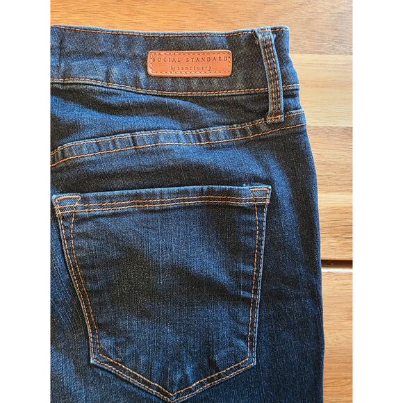 Sanctuary Social Standard High-Rise Skinny Jeans Size 8/29 Dark Wash (EUC) - Picture 4 of 7